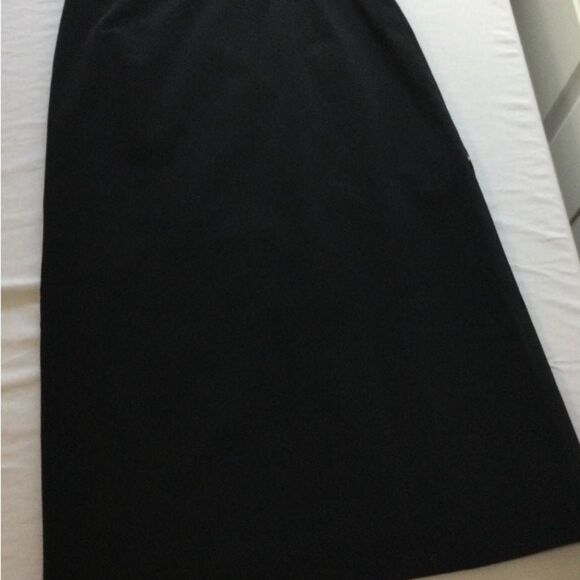 Iris Singer Skirt Women’s Size 8 Color Black Puckered Front Silver Zippers - Picture 4 of 12